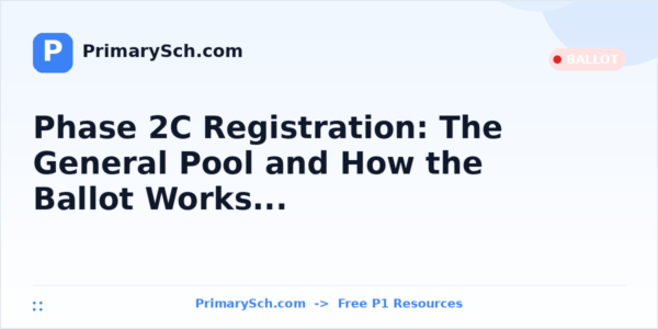 Phase 2C Registration: The General Pool and How the Ballot Works